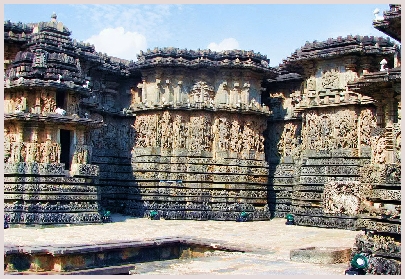 Halebidu temple mysore in India