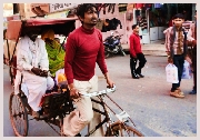 Voyage en Inde, découverte des quartiers de Delhi en Rickshaw